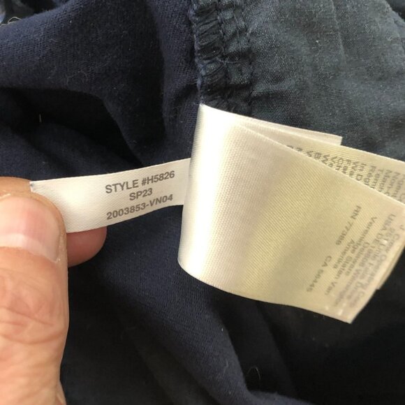 J.Crew Womens Shorts Size 12 Chino Casual Flat Front Summer Classic Navy Blue - Picture 11 of 13